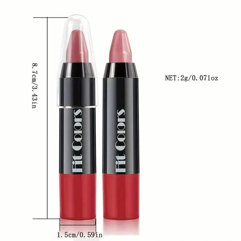 6-Pieces: Matte Crayon Lipstick, Easy Coloring Durable Moisturizing Lipliner DailySale