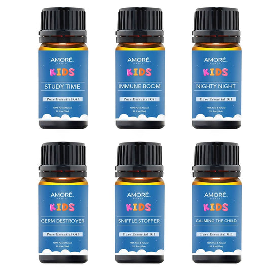 6-Pieces Set: Natural Aromatherapy Kids Safe Essential Oils Starter Set DailySale