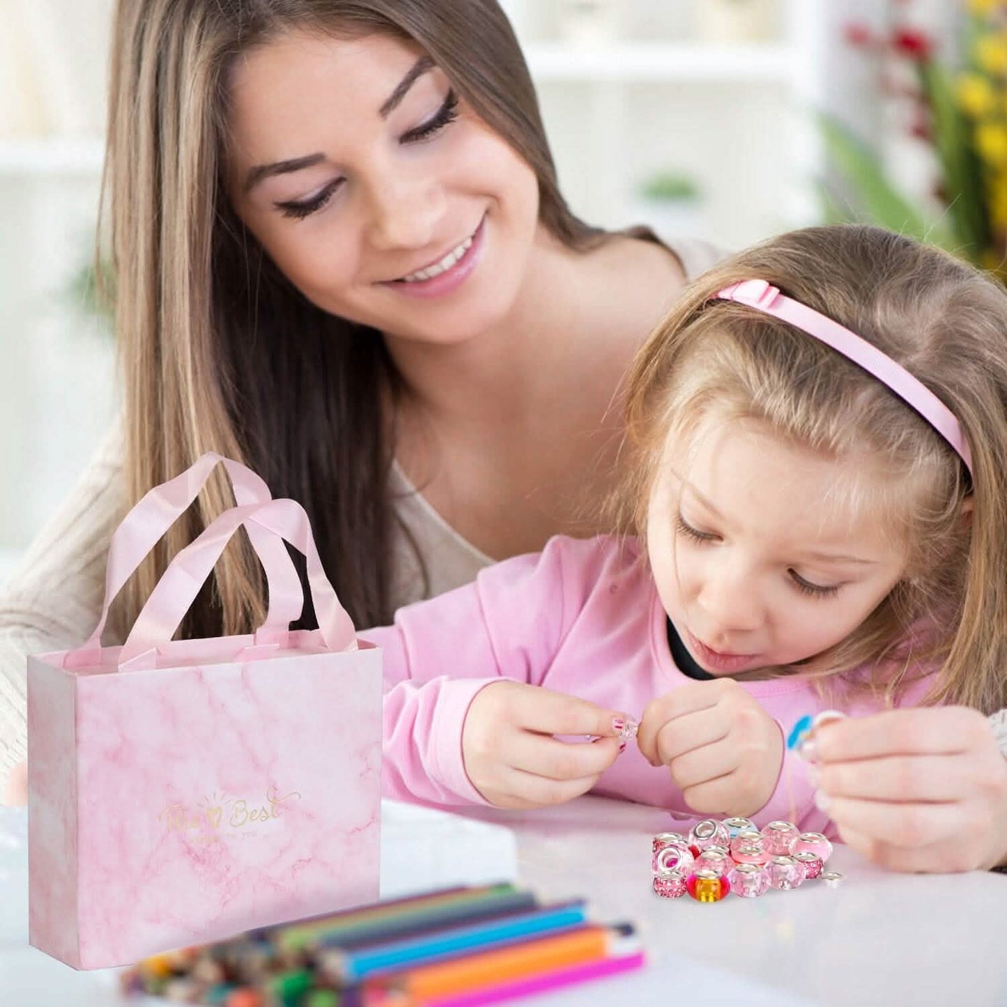 66-Pieces: Charm Bracelet Making Kit DailySale