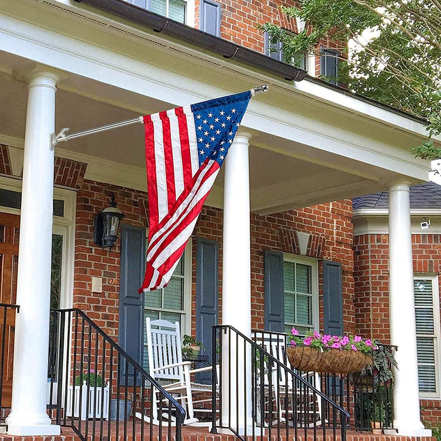 6Ft Stainless Steel Wall Mounted Flag Pole DailySale