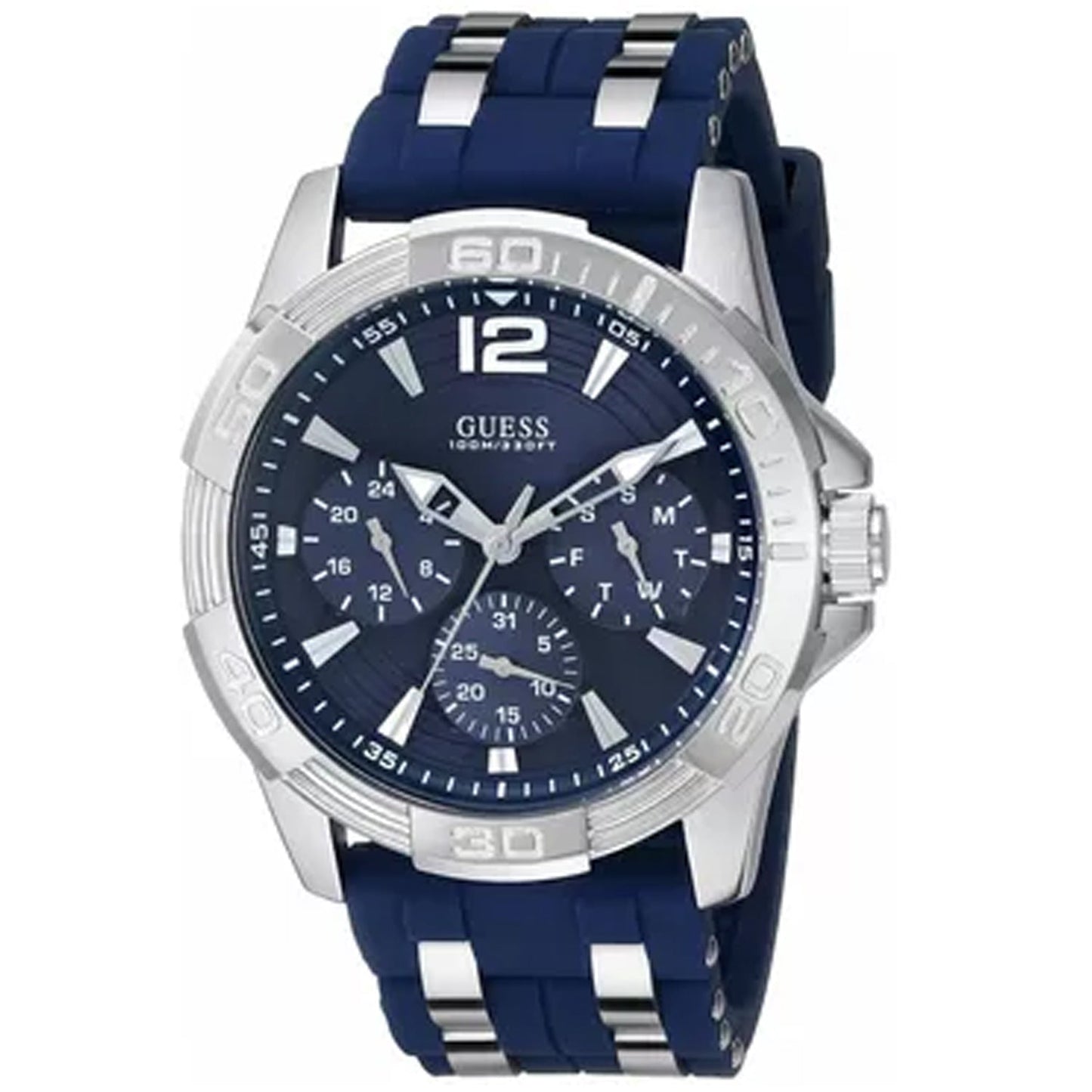 Guess Men's Multi-Function Blue Dial Bids.com