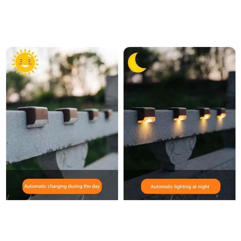 8-Pack: Solar LED Deck & Step Lights DailySale