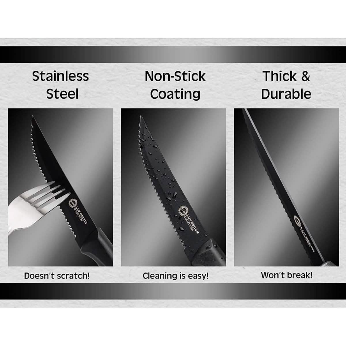 8-Piece Set: Stainless Steel Knives set DailySale