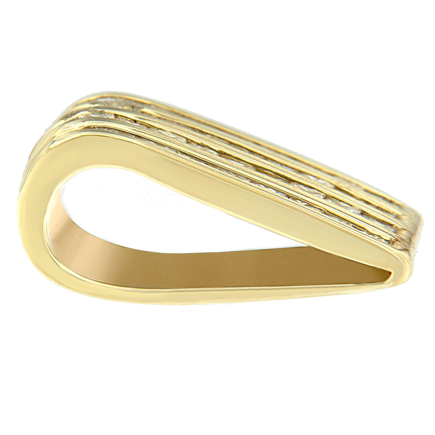 14K Yellow Gold 2 1/3 cttw Princess Cut Diamond Block Pendant Necklace (H-I, SI1-SI2) Bids.com