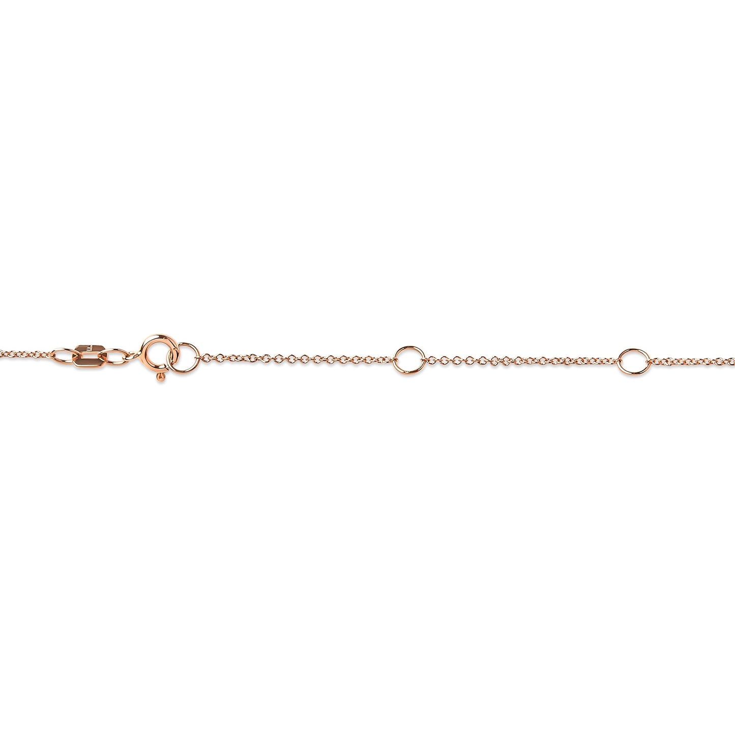 10K Rose Gold 1/3 Carat Round Brilliant-Cut Diamond Modern Bezel-Set Solitaire 16"-18" Pendant Necklace (H-I Color, SI2-I1 Clarity) Bids.com