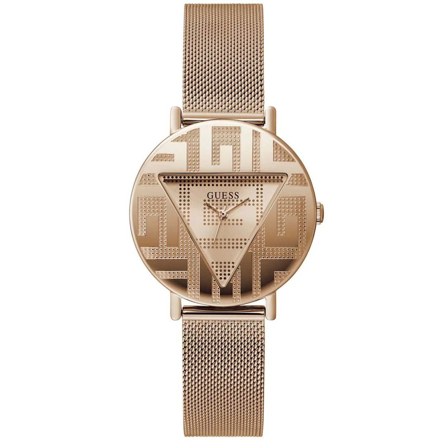 Guess Women's Iconic Rose Gold Tone Bids.com