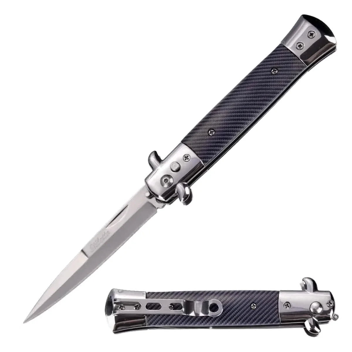 2-Pack: 9" Automatic Out-The-Side Knife DailySale