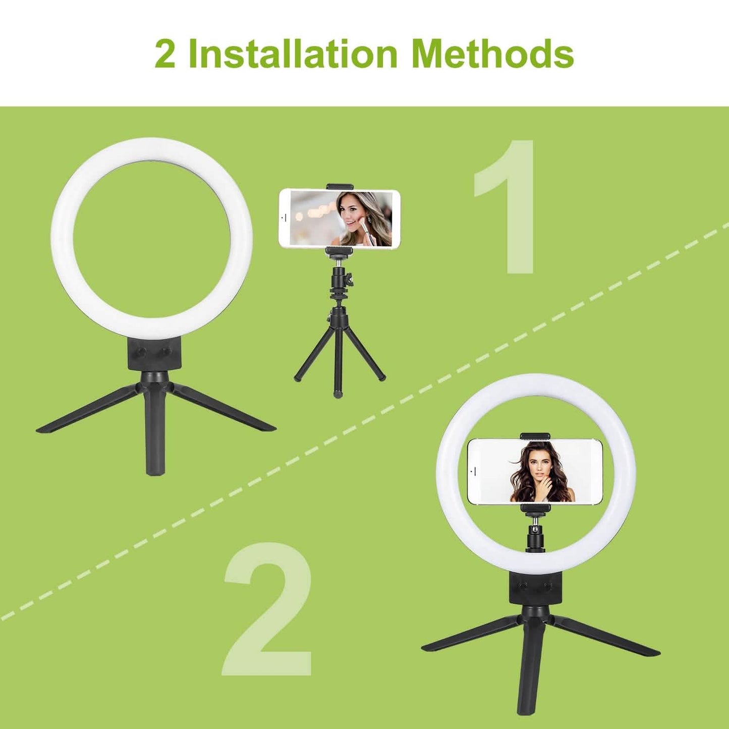 9" Dimmable LED Ring Light with Tripod DailySale