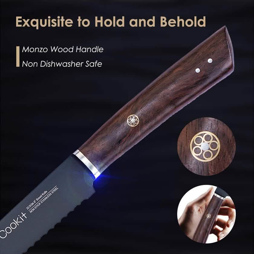 9 Inches Serrated Edge Bread Knife DailySale