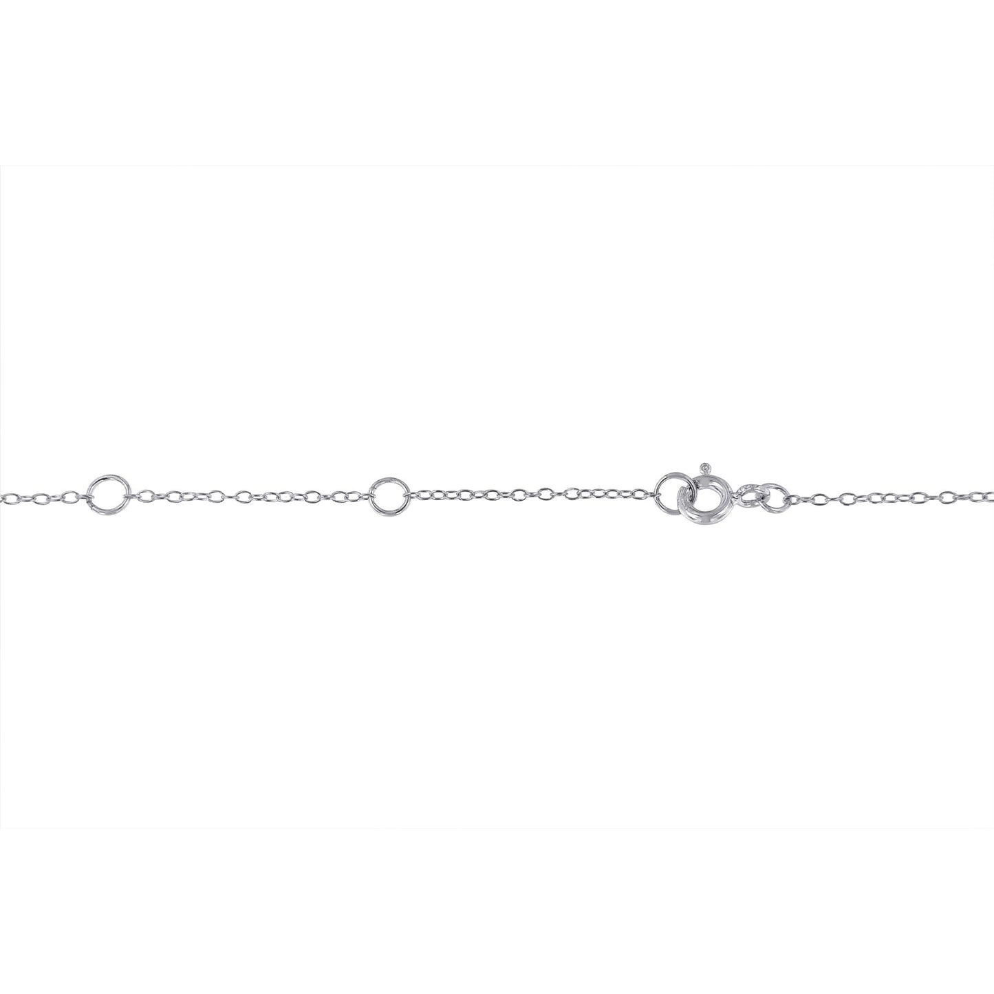 Sterling Silver Treated Diamond By Yard Necklace (3/4 cttw, Blue Color, I2-I3 Clarity) Bids.com