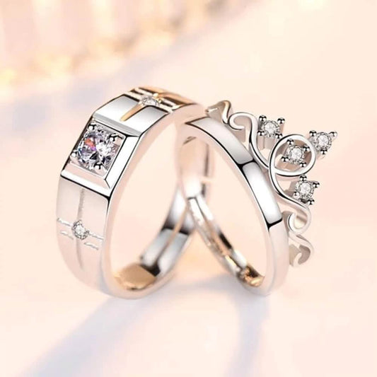 925 Sterling Silver New Jewelry Fashion Couple Ring DailySale