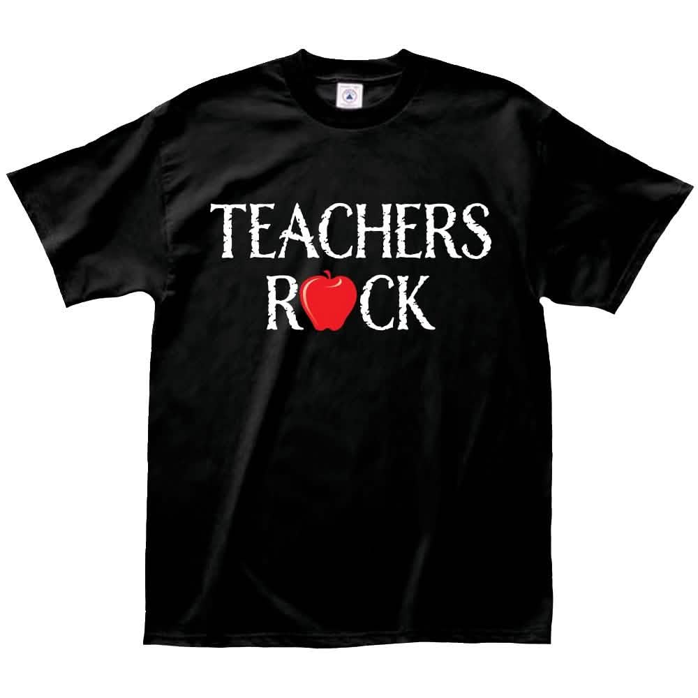 Teachers Rock or Teacher Superpower T-Shirt DailySale