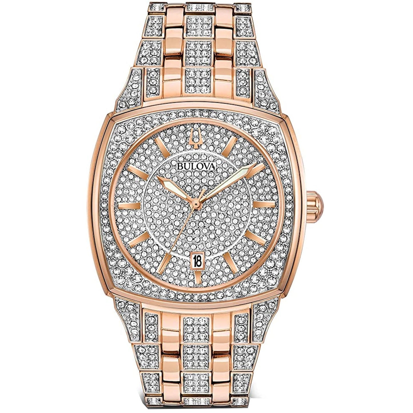 Bulova Men's Pave Bids.com