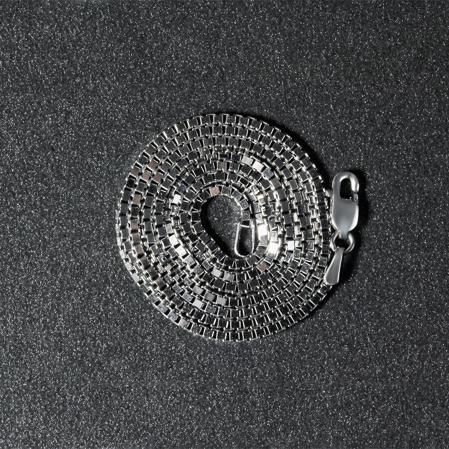 14k White Gold Classic Box Chain 1.4mm Bids.com