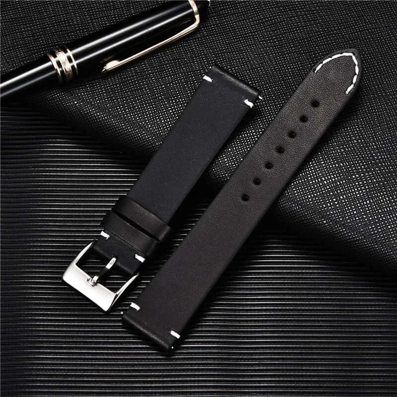 Ticwatch Genuine Leather Strap - Versatile Classic Design BandsCo Straps