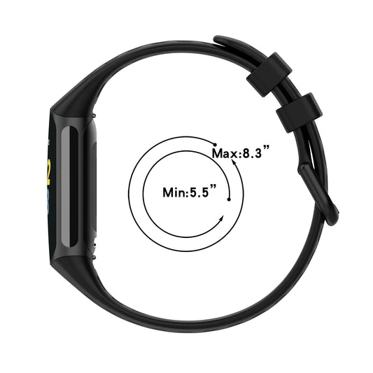 Fitbit Charge 5 6 Silicone Band - Soft Flexible Waterproof BandsCo Straps