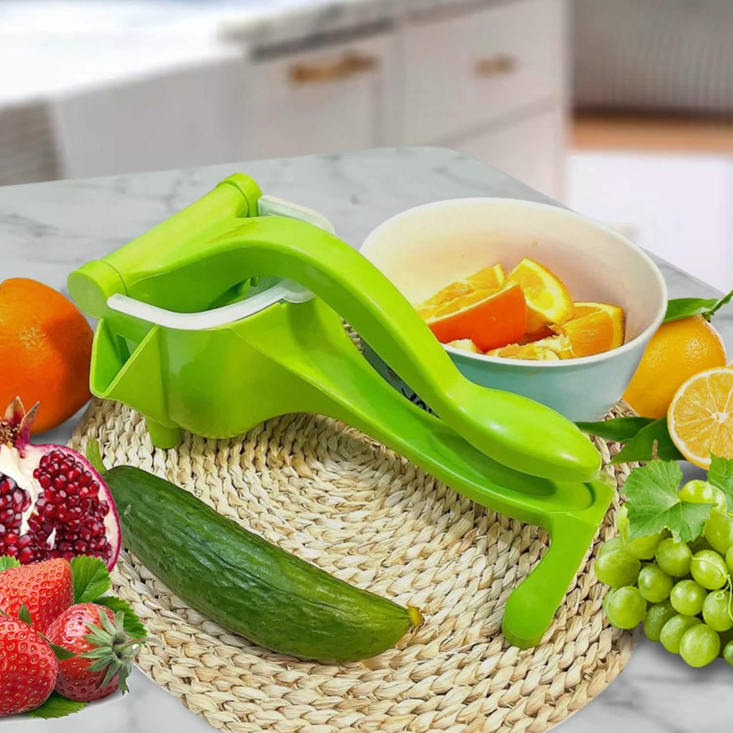 Portable Manual Press Juicer Extractor Squeezer Squash DailySale