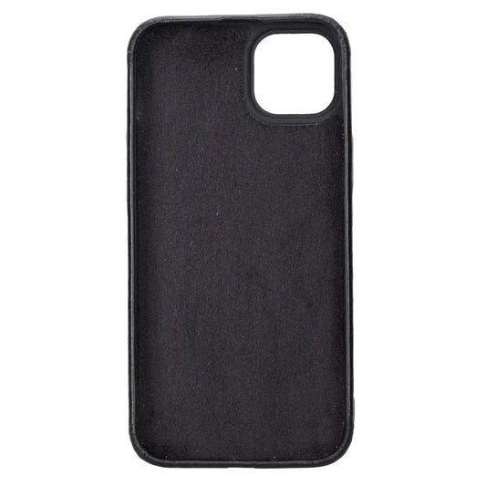 iPhone 15 Plus Genuine Leather Slim Case MagSafe – Rock Cover Series Mizuri Leather