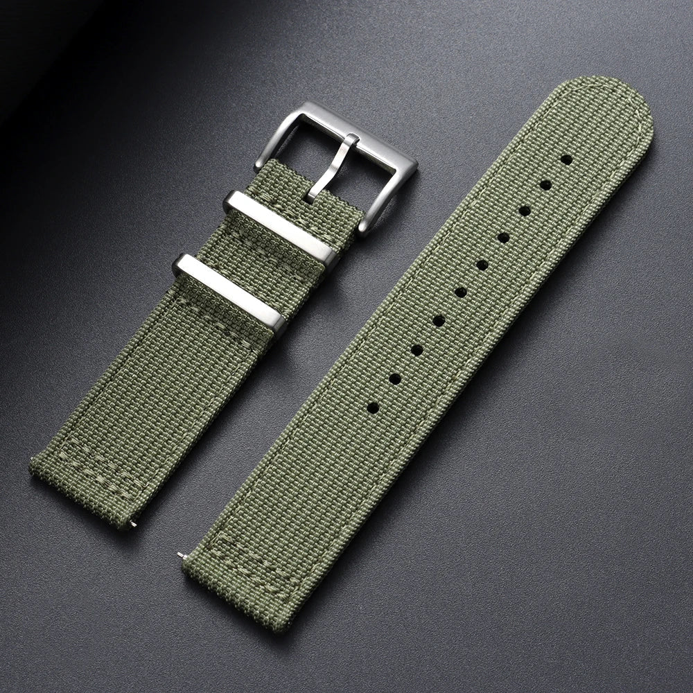 Polar Ribbed Nylon Watch Band - Quick Release Strap For Polar Watches BandsCo Straps