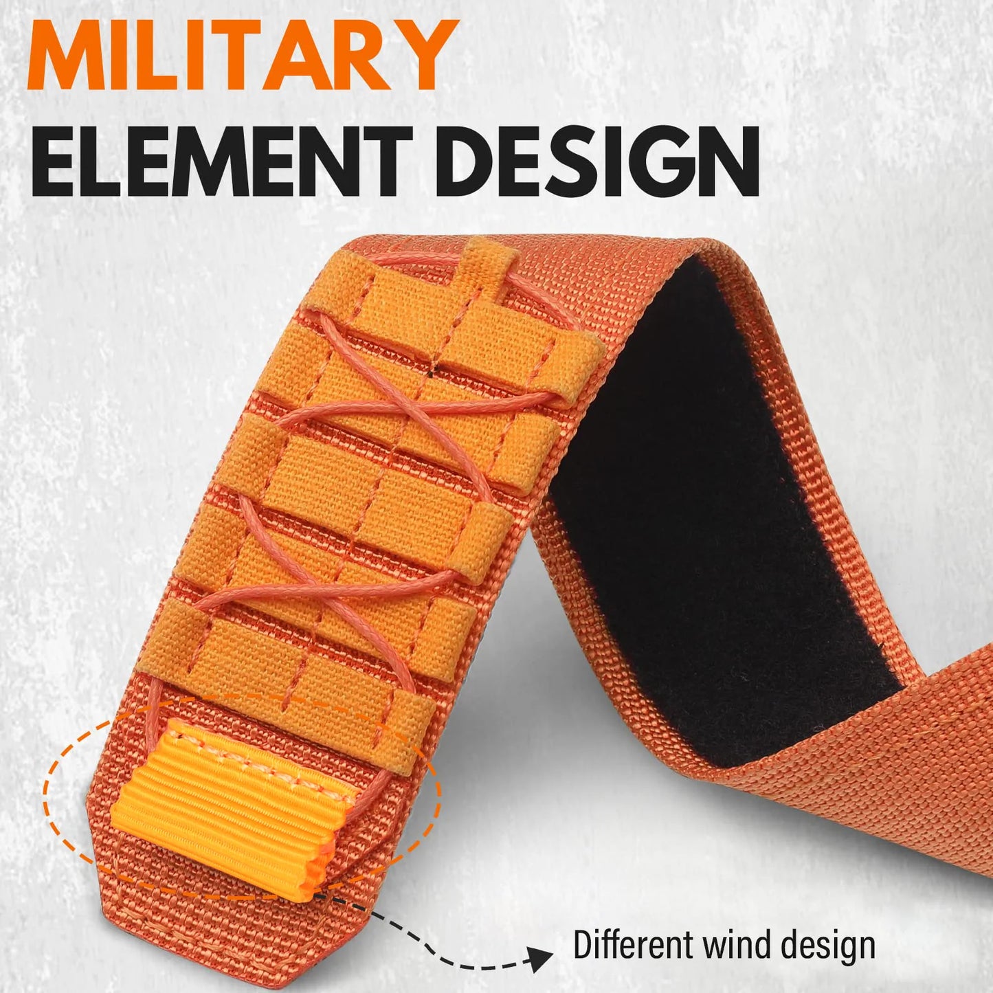 Military Tactical Rugged Nylon Velcro Strap for Apple Watch - Wristwatchstraps.co