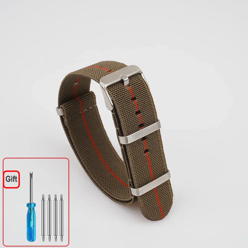 COROS Elastic Nylon Watch Band - Washable Waterproof Strap For Outdoors BandsCo Straps