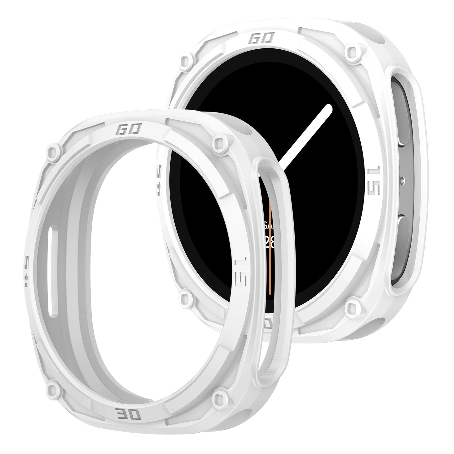 Galaxy Watch 8 Case 44mm/40mm – Protective PC Bumper Shell Wristwatchstraps.co