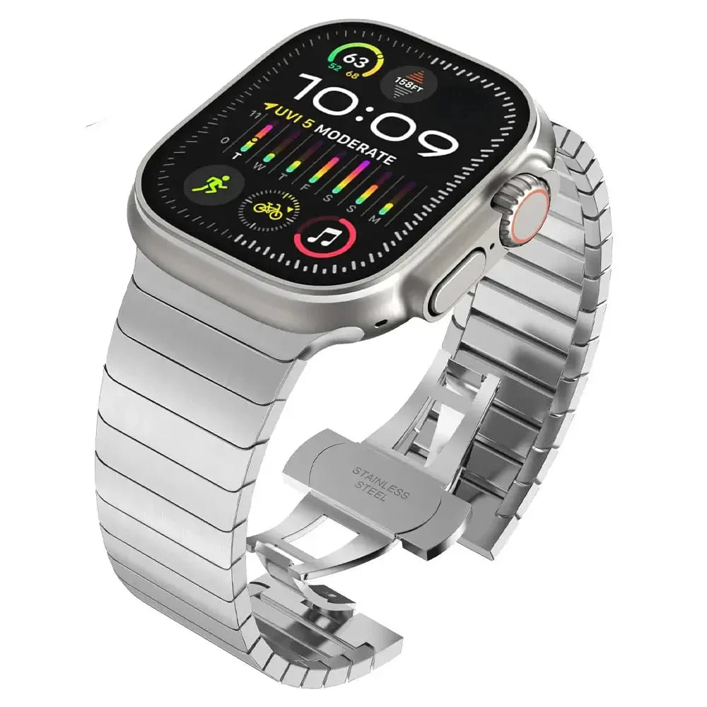 Stainless Steel Apple Watch Band - Stylish Durable Design BandsCo Straps