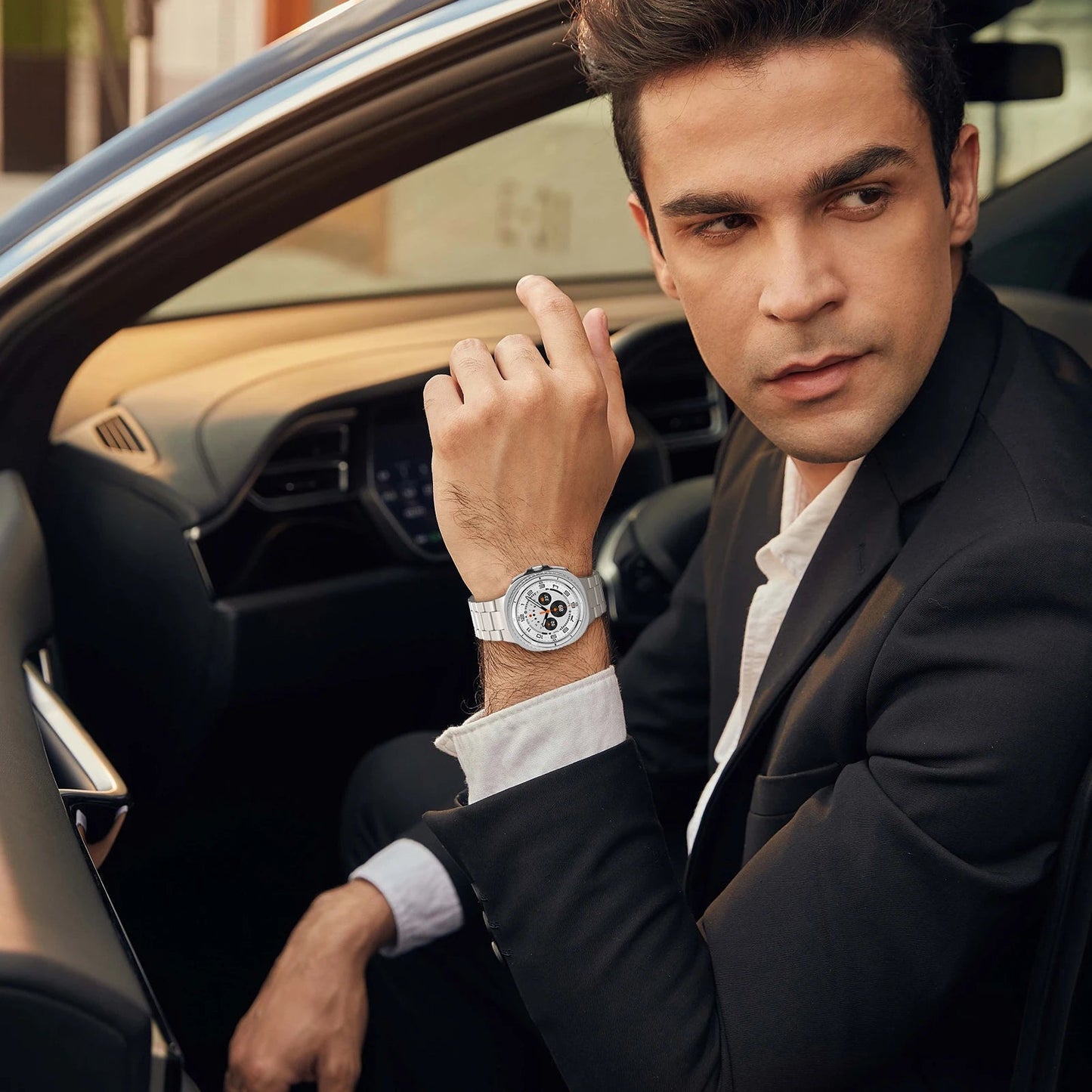 Galaxy Watch 8 Stainless Steel Band – Stylish Metal Bracelet Wristwatchstraps.co