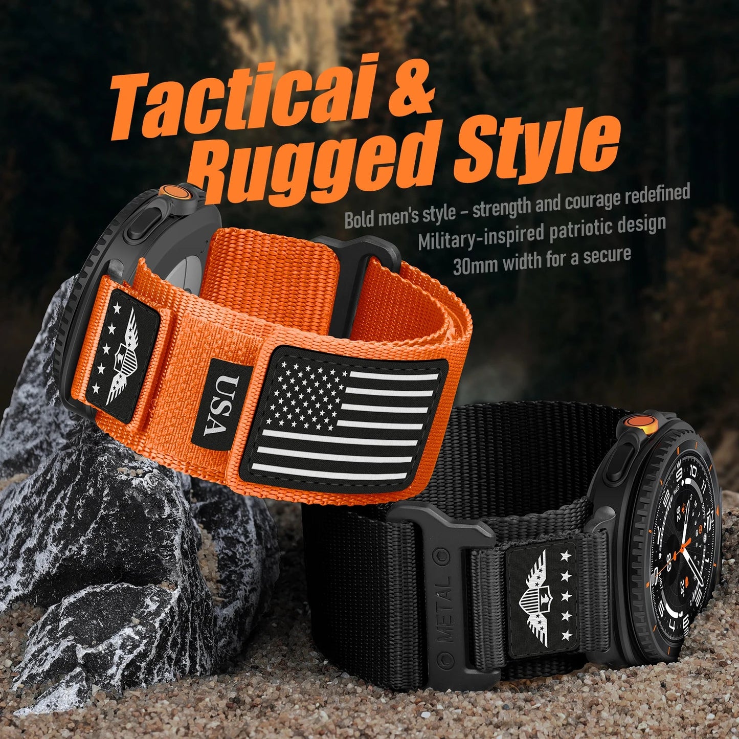 Galaxy Watch 8 USA Trail Loop Band – Breathable, Durable & Adjustable Wristwatchstraps.co