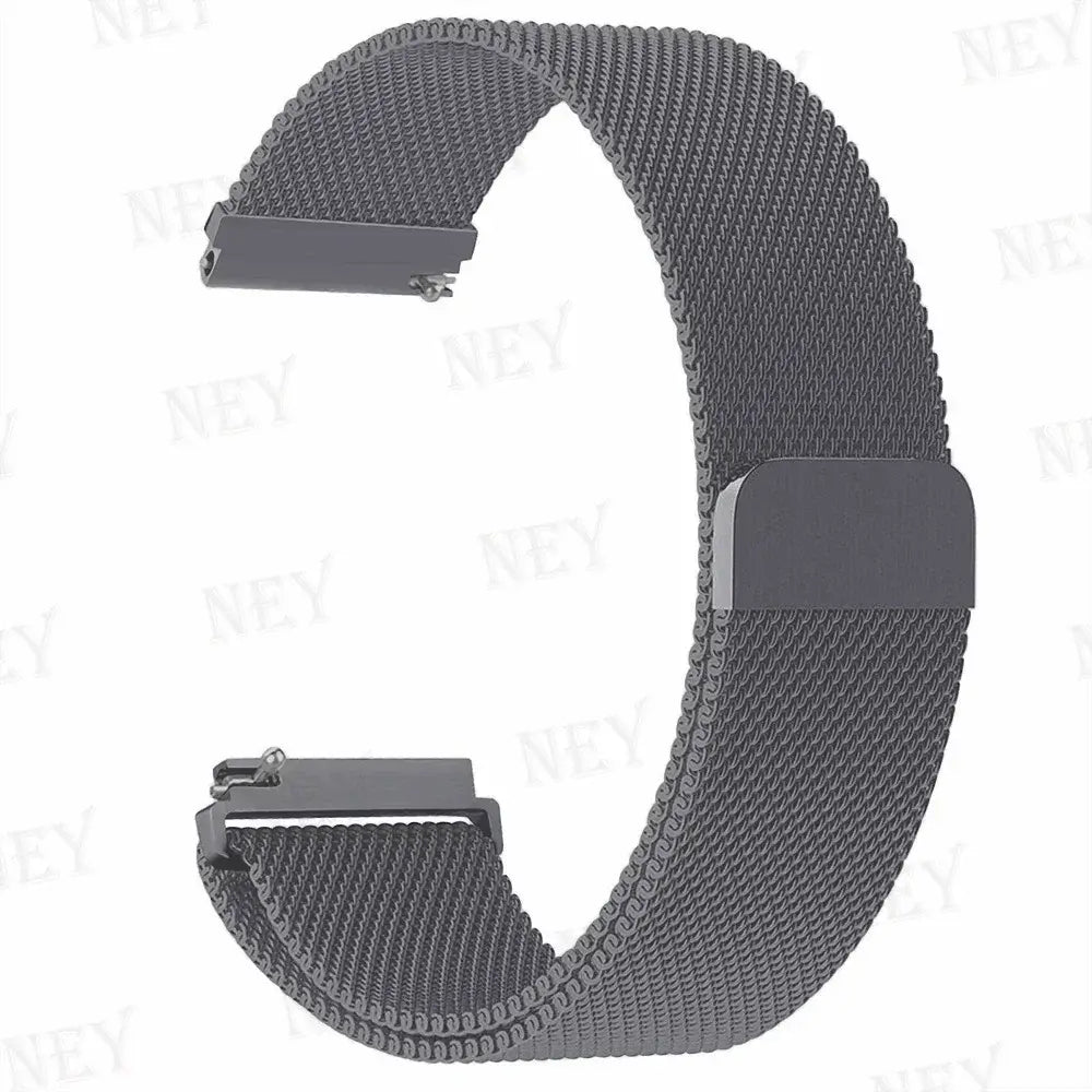Amazfit Milanese Loop Band Stainless Steel Smartwatch Strap Metal Bracelet BandsCo Straps
