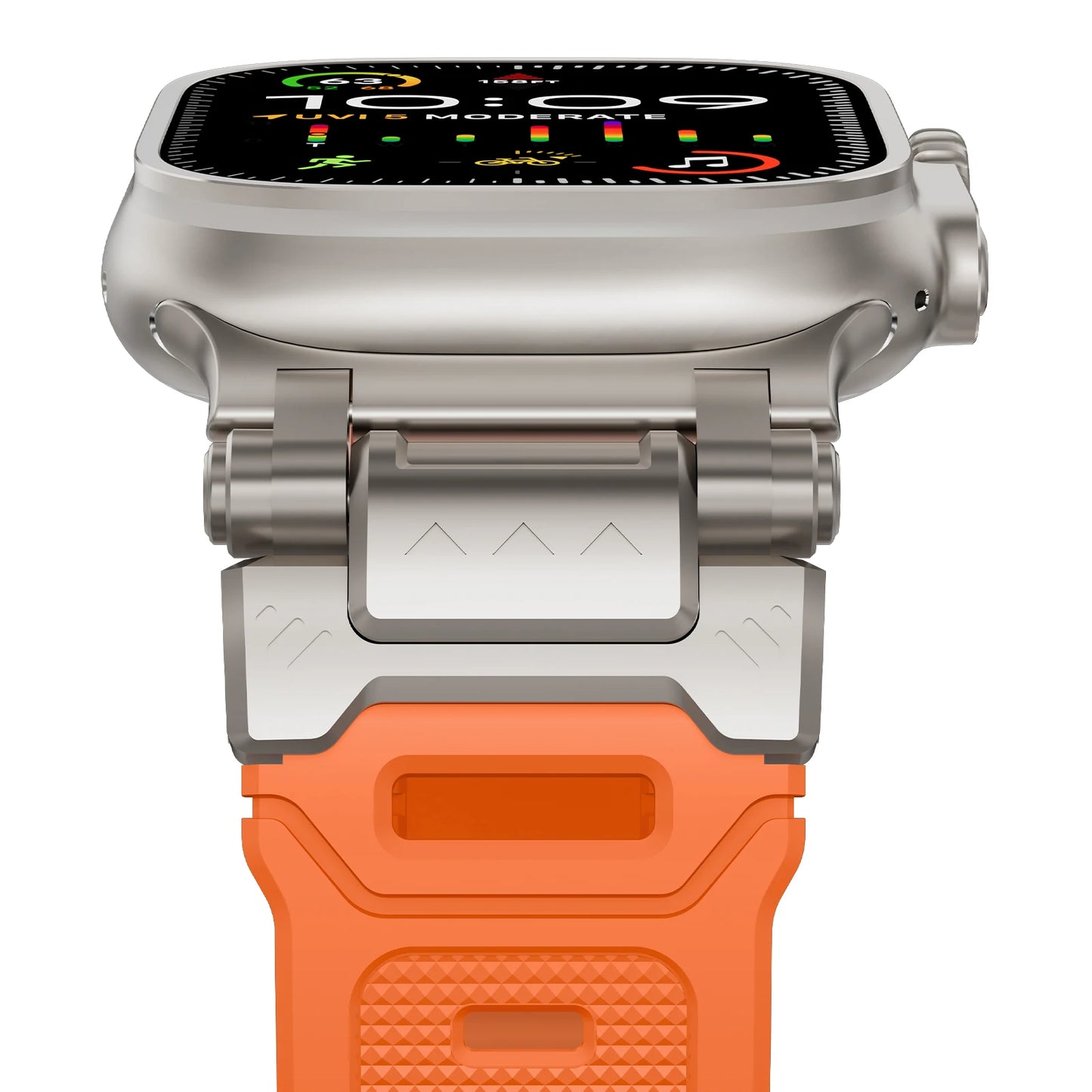 Rugged Sport FKM Rubber Strap for Apple Watch Ultra