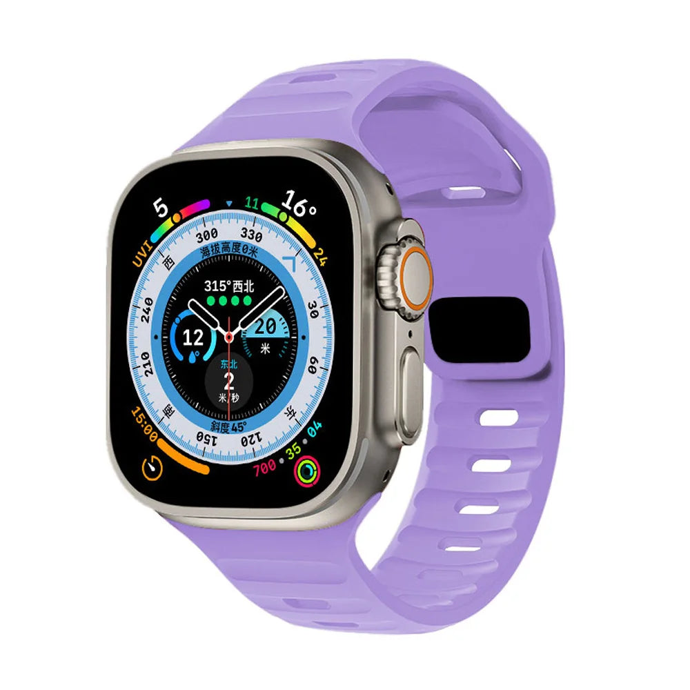 Apple Watch Silicone Strap - Waterproof, Sporty, Flexible BandsCo Straps