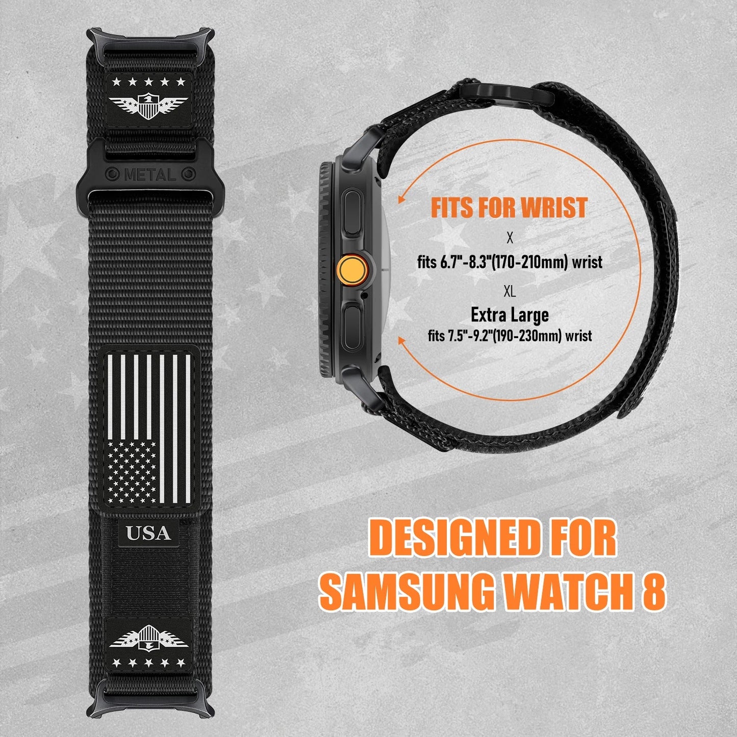 Galaxy Watch 8 USA Trail Loop Band – Breathable, Durable & Adjustable Wristwatchstraps.co