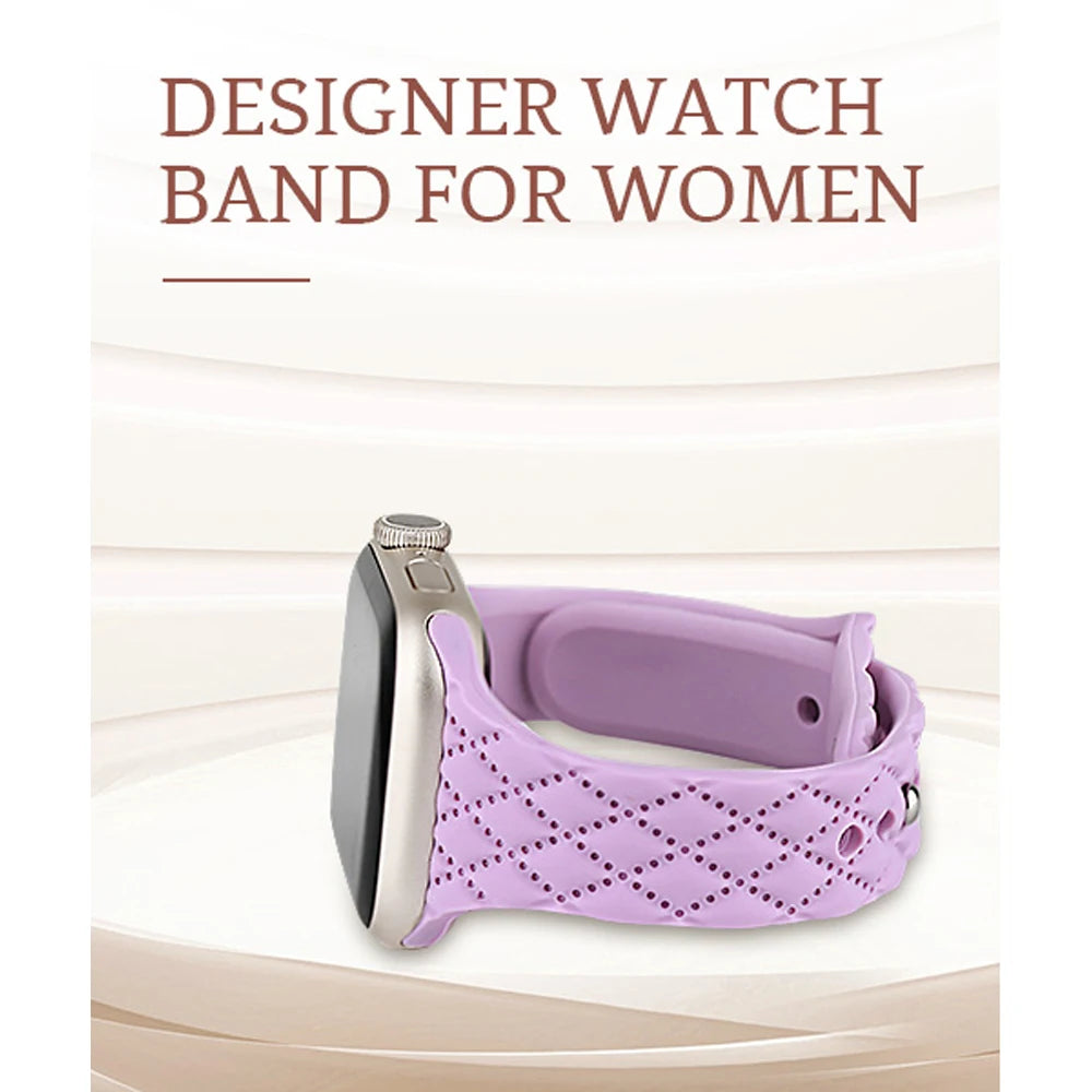 Slim Soft Silicone Strap for Apple Watch - Wristwatchstraps.co