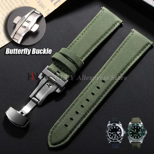 Amazfit Sailcloth Watch Band Nylon Strap Quick Release Waterproof BandsCo Straps
