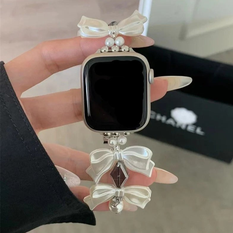 Bowtie Elegance Gem Watch band for Apple Watch - Wristwatchstraps.co