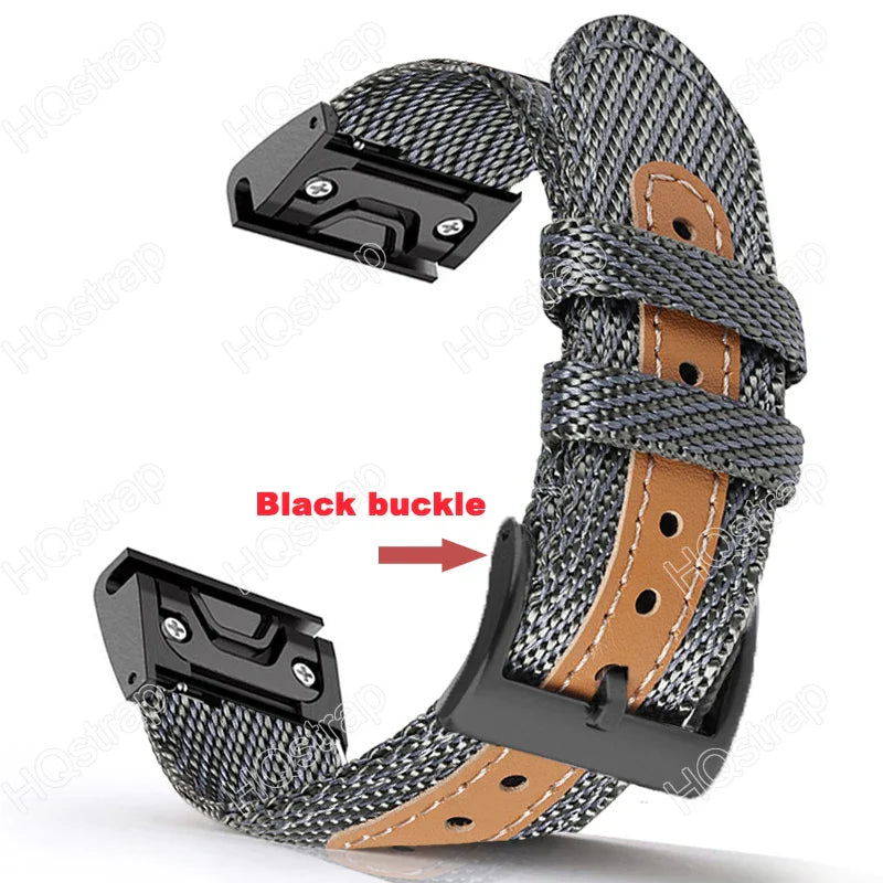 Garmin Sport Nylon Strap - Breathable Comfortable Design BandsCo Straps