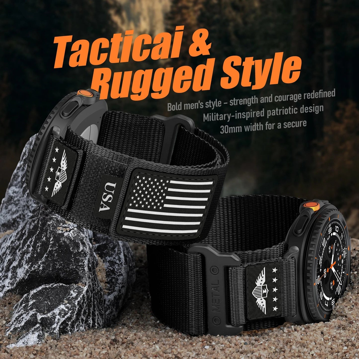 Galaxy Watch 8 USA Trail Loop Band – Breathable, Durable & Adjustable Wristwatchstraps.co