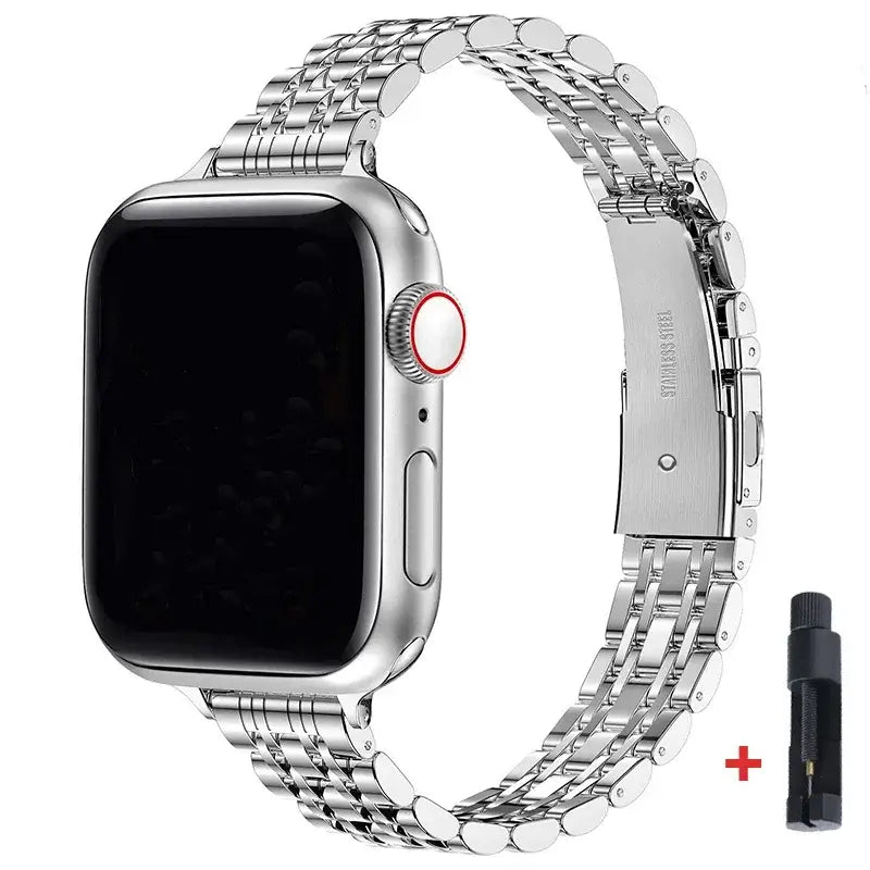 Apple Watch Stainless Steel Band - Sleek Durable Style BandsCo Straps