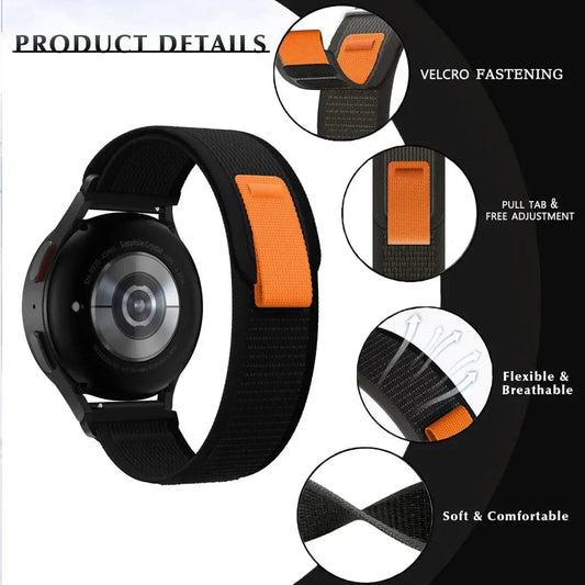 COROS Nylon Band Strap For Smartwatch - Breathable Sport Loop BandsCo Straps