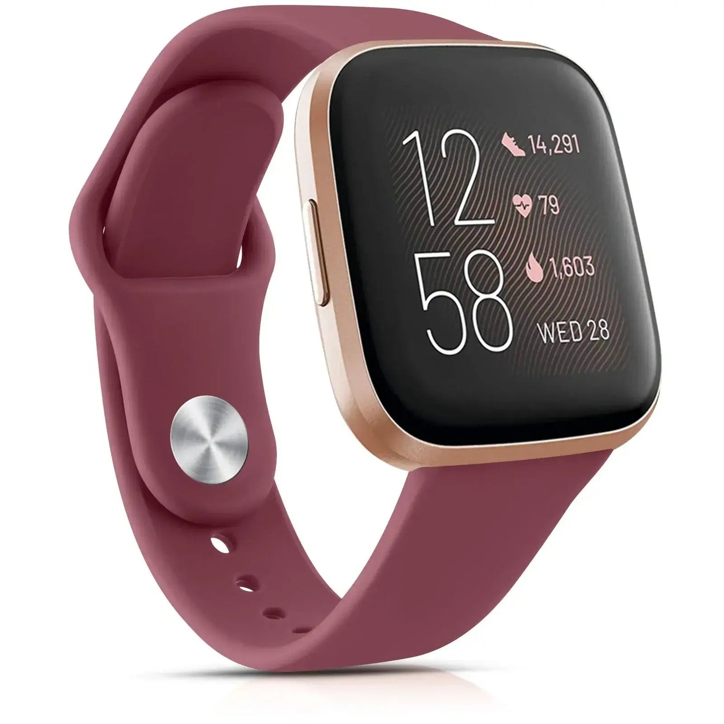 Fitbit Versa & Sense Silicone Strap - Soft Waterproof Design BandsCo Straps