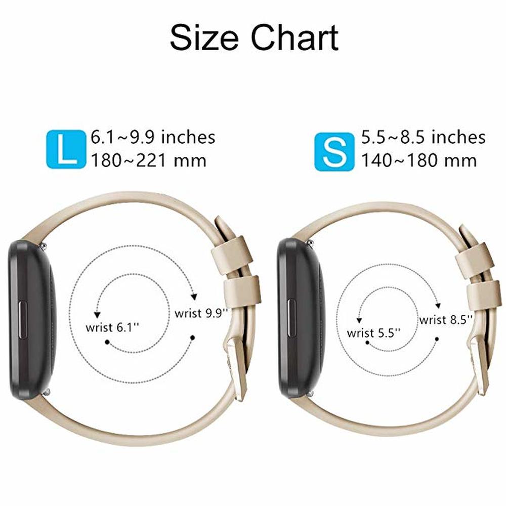 Silicone Strap with Buckle for Fitbit Versa2/Versa/Lite - Wristwatchstraps.co