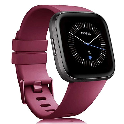 Silicone Strap with Buckle for Fitbit Versa2/Versa/Lite - Wristwatchstraps.co