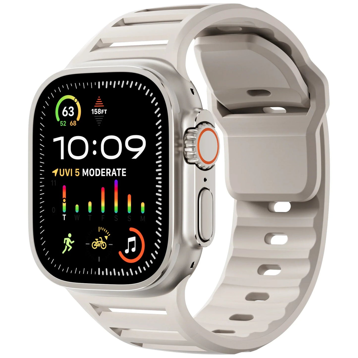 Apple Watch Sport Silicone Strap - Flexible, Waterproof Band BandsCo Straps