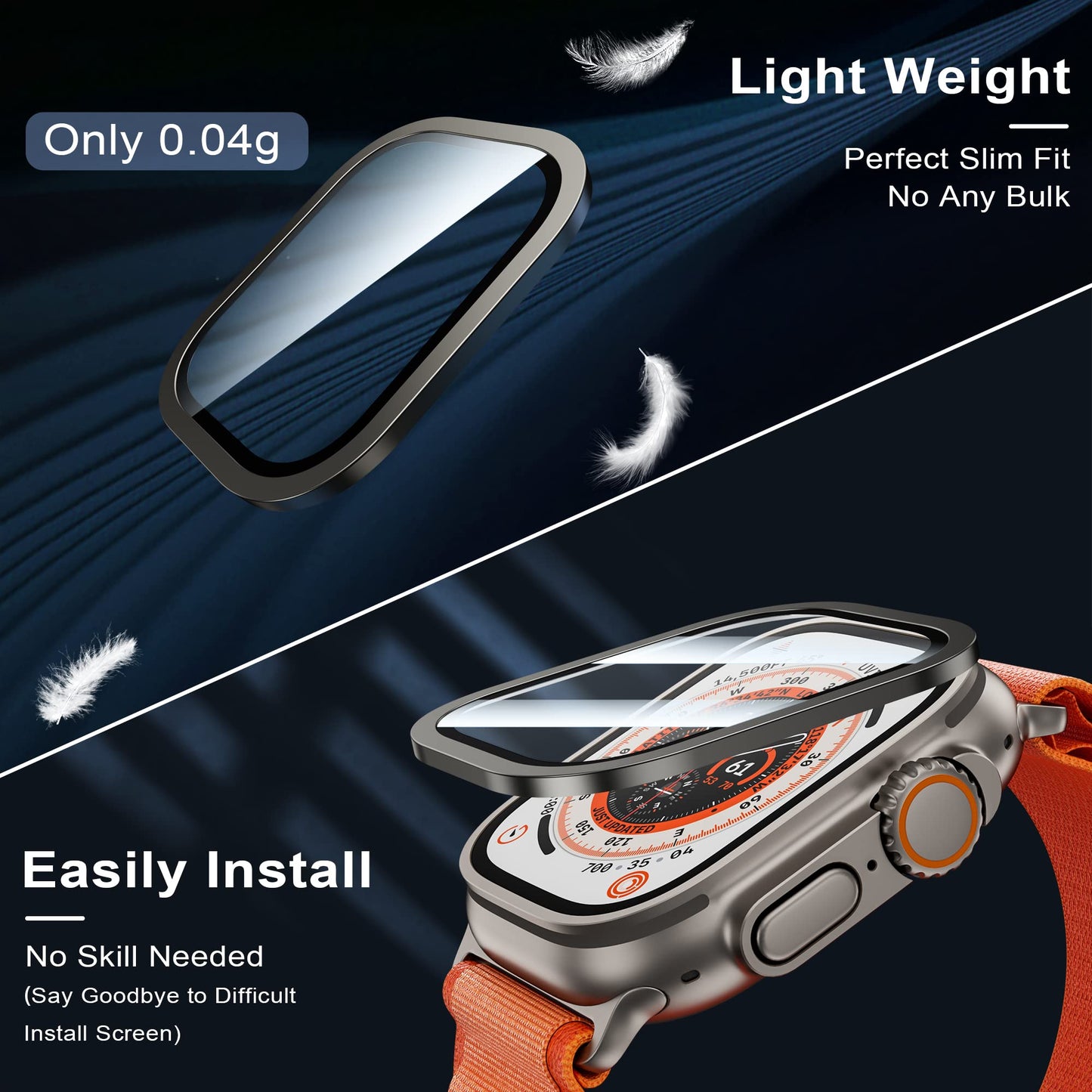 Tempered Glass cover For Apple Watch Ultra - Wristwatchstraps.co