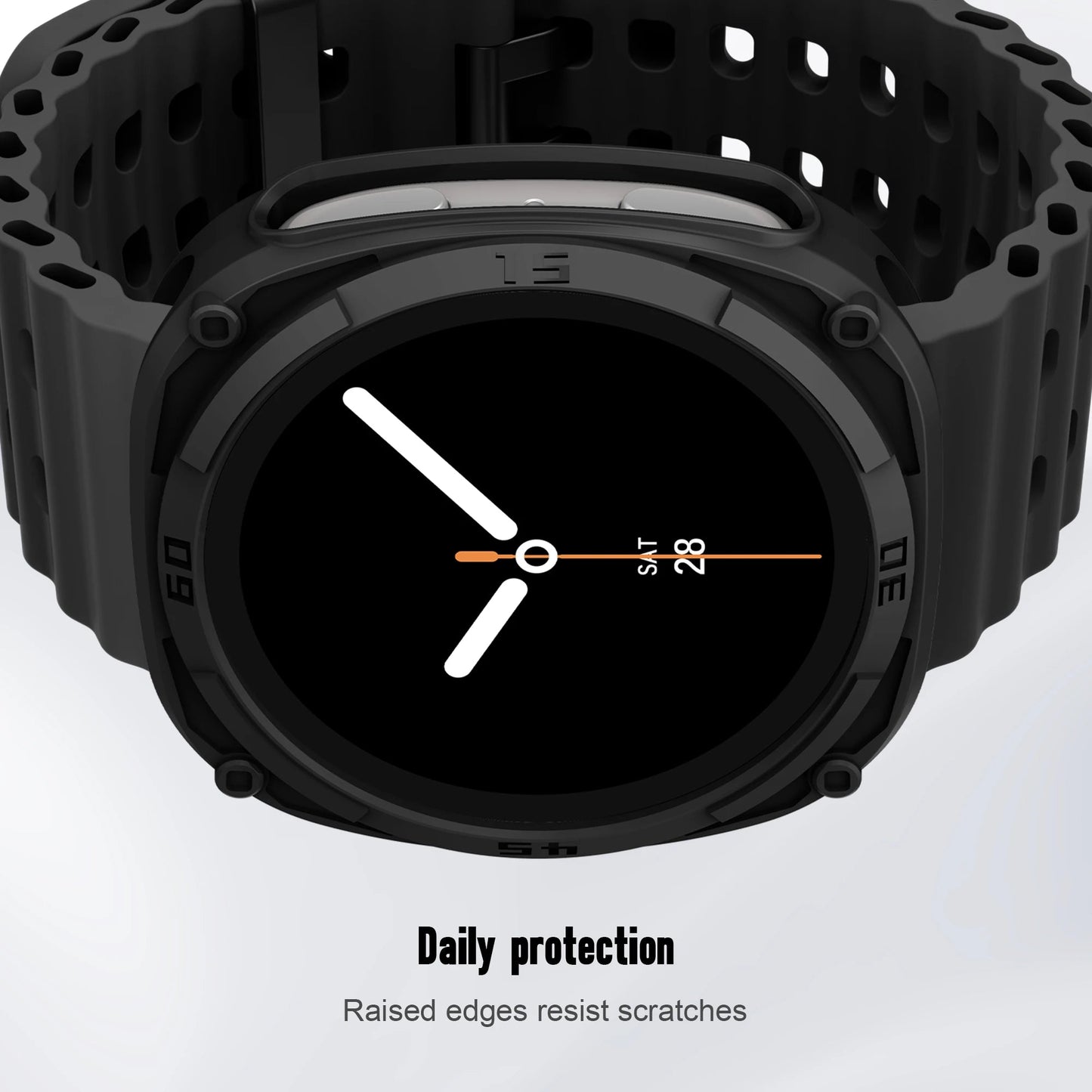 Galaxy Watch 8 Case 44mm/40mm – Protective PC Bumper Shell Wristwatchstraps.co
