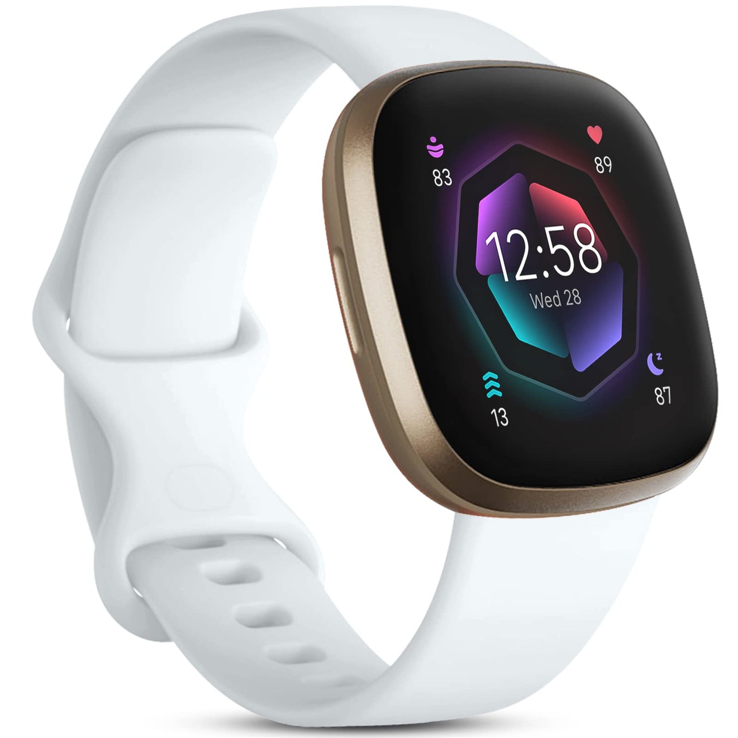 Silicone Strap for Fitbit Versa 4 3 Sense 2 - Wristwatchstraps.co
