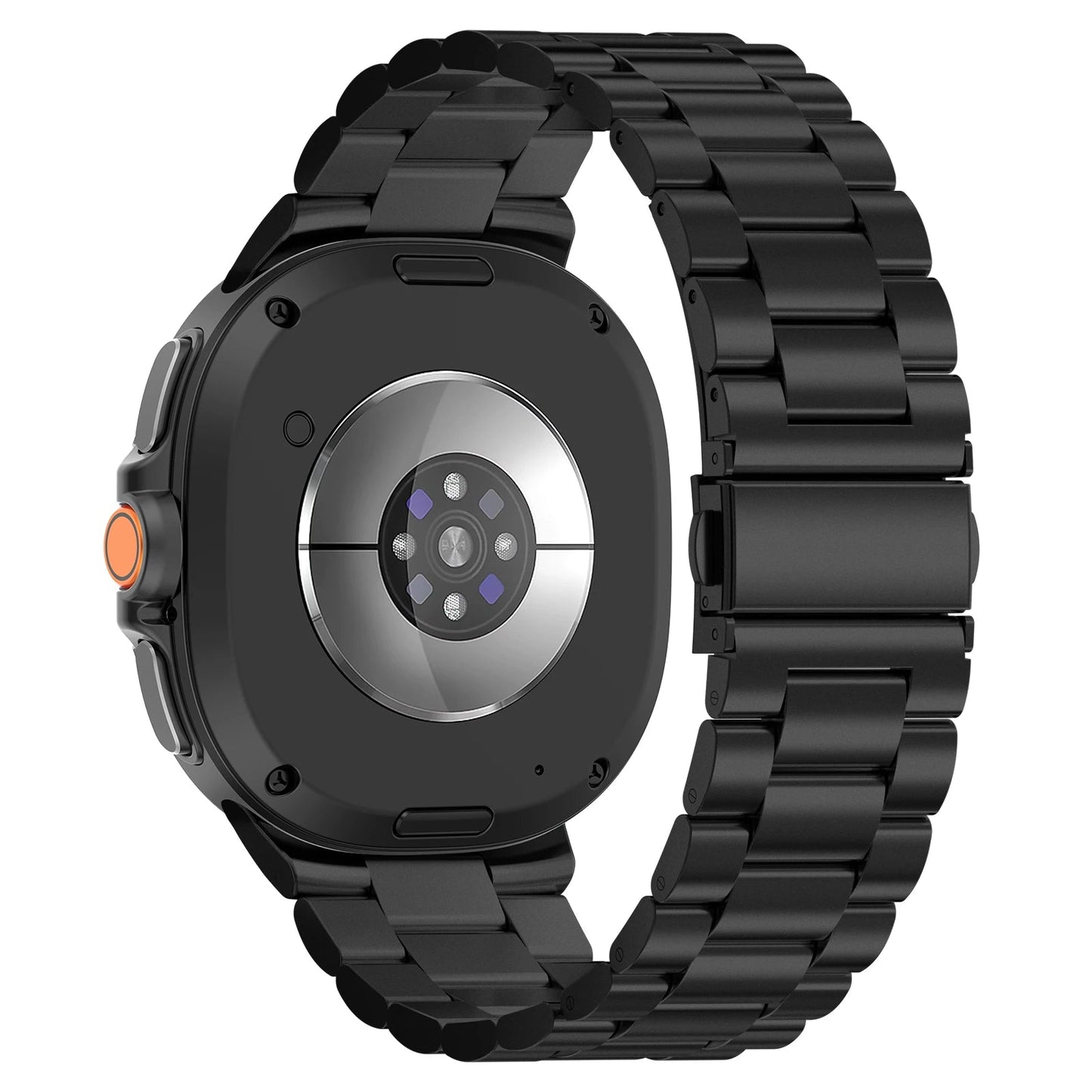 Galaxy Watch 8 Stainless Steel Band – Stylish Metal Bracelet Wristwatchstraps.co