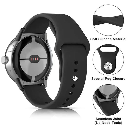 Google Pixel Silicone Strap - Durable Comfortable Design BandsCo Straps