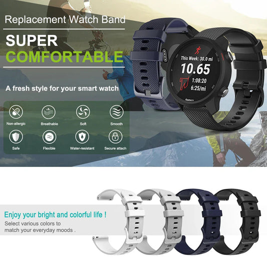 COROS Silicone Watch Band Quick Release Strap for Smartwatch BandsCo Straps